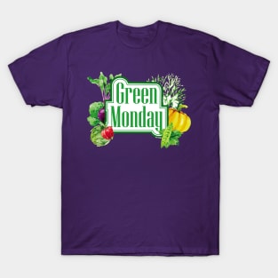 Live well eat well - Green Monday T-Shirt